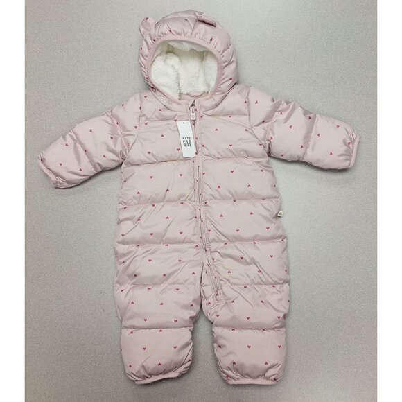 Baby Cold Control Max Puffer Snowsuit By Baby GAP (0-3 Montths) - Picture 1 of 13